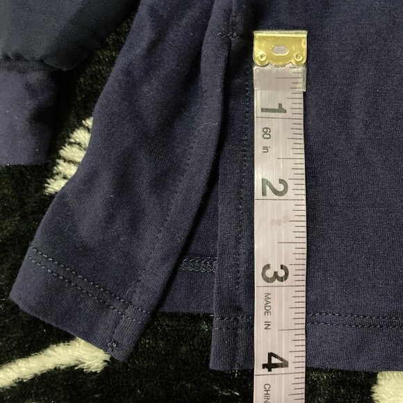 REITMANS NWT Navy blue scoop neck top with sheer sleeves ~ XL 1X XXL 2X shirt - Picture 12 of 16